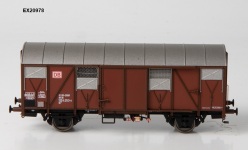 Exact-Train EX20978 - H0 - gedeckter Güterwagen Gs 212  EUROP mit Aluminium Luftklappen der DB; Ep. V 